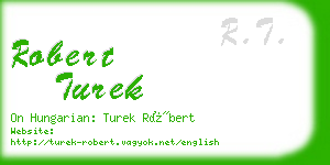 robert turek business card